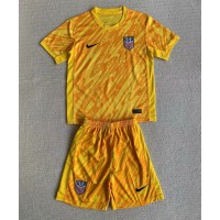 Spojené Štáty Brankarsky Domáci Detský futbalový dres Copa America 2024 Krátky Rukáv (+ trenírky)